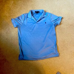 Mens silky collard shirt.